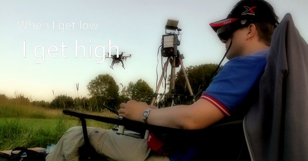 PitchBitch FPV F550 - When i get low